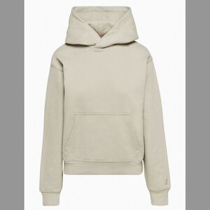 Aritzia TNA Dusky Green Extra Fleece Perfect Hoodie